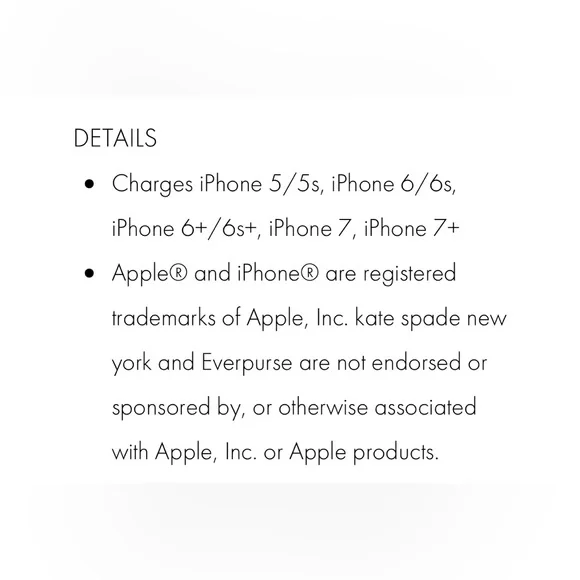 Kate Spade Everpurse Quentin "Just Charge it” Clutch/wristlet - Picture 8 of 12